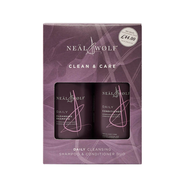 Neal & Wolf Clean & Care Daily Shampoo & Conditioner 950ml Duo